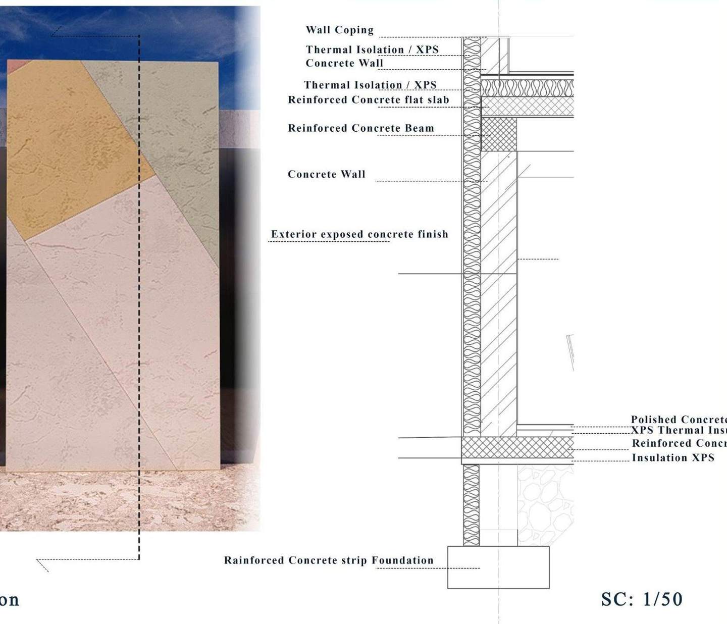 Sheet DS-02: Façade section